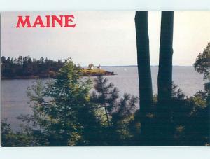 Unused Pre-1980 CURTIS ISLAND LIGHTHOUSE Camden Maine ME H4604