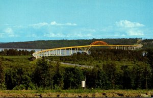 Canada British Columbia The Port Main Bridge Across Fraser River