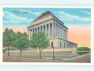 W-Border TEMPLE SCENE Washington DC c6491