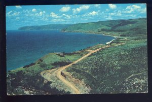 Cape Breton, Nova Scotia-N.S., Canada Postcard, Aerial Of The Cabot Trail, 1965!