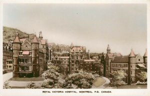 Hand-Colored RPPC; Royal Victoria Hospital Montreal Quebec Canada unposted