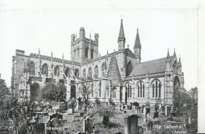 Cheshire Postcard - The Cathedral - Chester - Ref TZ161