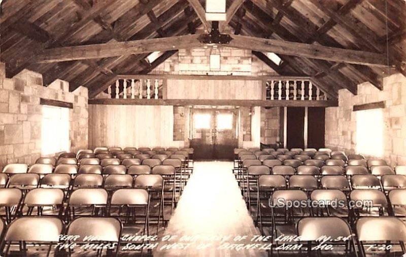 Rear View Chapel of Our Lady of the Lake in Bagnell Dam, Missouri