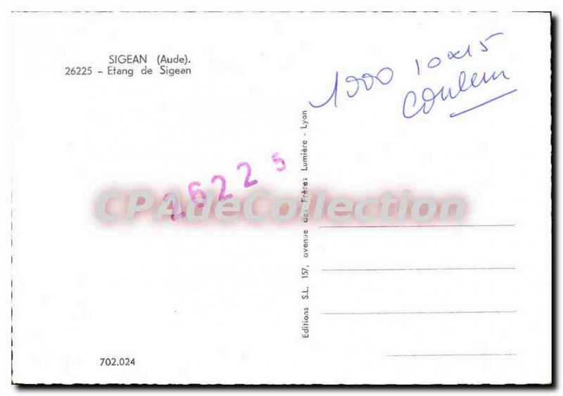 Postcard Modern Sigean Etang De Sigean