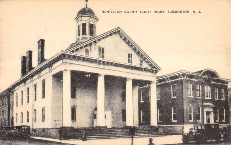 Hunterdon County Flemington New Jersey  Antique Postcard L493