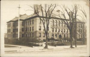 Melrose MA High School c1915 Real Photo Postcard