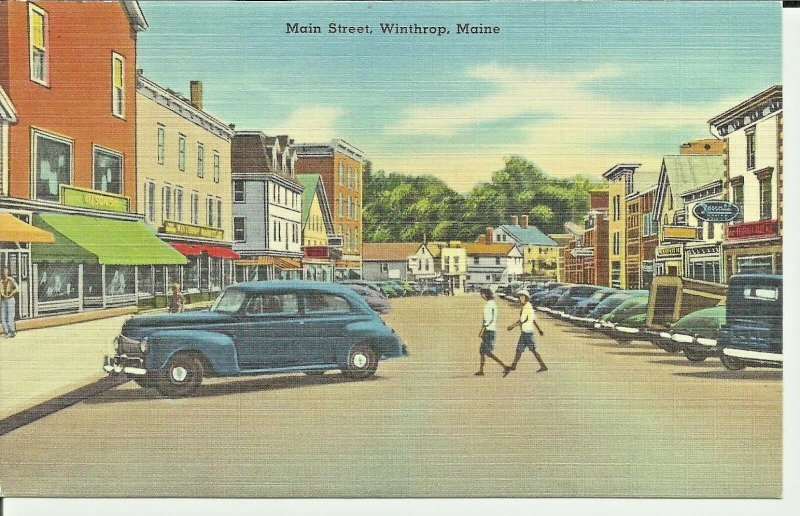 Winthrop, Maine, Main Street