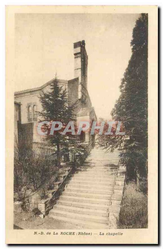 Old Postcard N D Roche Rhone La Chapelle