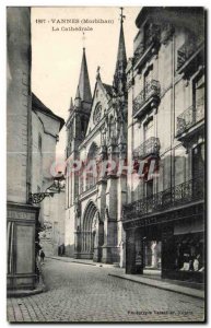 Old Postcard Vannes (Morbihan) La Cathedrale