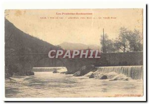 View Lez Old Postcard Grind Luzenac near The Old Bridge
