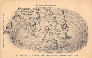 Lot175 france the old plumbers postcard la briche plombiers