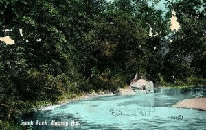 c.1910s River Spook Rock Hudson, N.Y. Postcard F74