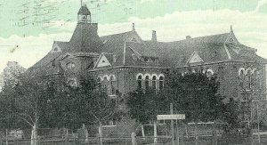 Postcard Century Old View of Central High School in Deming, NM                S7