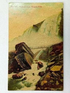 Niagara Falls NY New York, Rock of Ages River Falls Scene Vintage Postcard