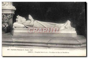 Old Postcard Dreux Chapelle Saint Louis Tomb of the Duke of Penthievre