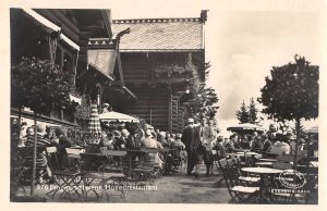 Olso Norway Frognersaeterens Restaurant Dining Room Real Photo Postcard JE229921