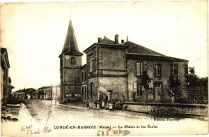 CPA Condé-en-Barrois (Meuse) - La Mairie et les Écoles (178360)