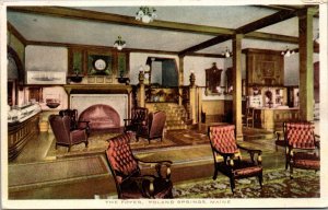 Postcard The Foyer in Poland Springs, Maine~1681