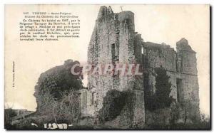 Postcard Ancient Ruins Saint-Fulgent Du Chateau Du Puy Chateau Registrar That...