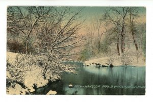 NE - Omaha. Hanscom Park in Winter ca 1915