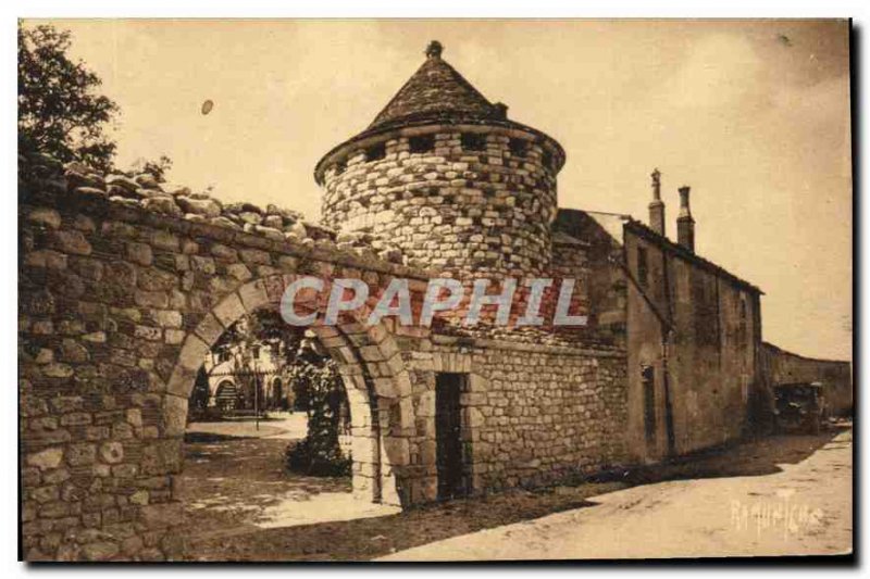Old Postcard The Island of Oleron Prioress of Perroche
