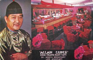 Los Angeles California New Grand East Chinese Caf, Chrome, Vintage PC U21934