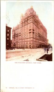 Postcard NY New Yok City Waldorf Astoria Hotel Detroit Photographic 1900 V126