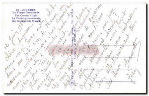 Modern Postcard Lourdes Virgin crowned