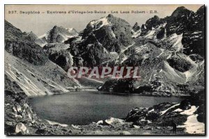 Old Postcard Dauphine Uriage les Bains Surroundings of the Robert Lakes