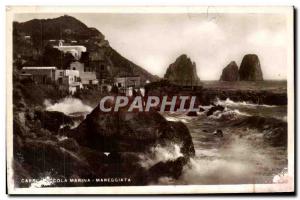 Old Postcard Marina Mareggiata