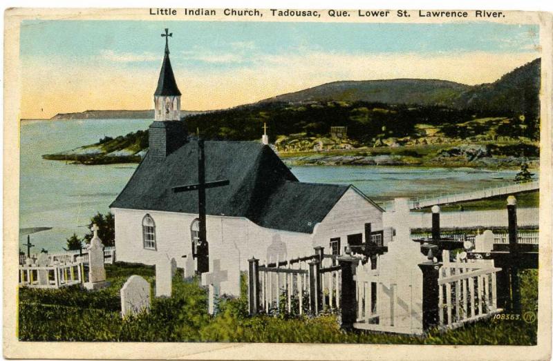 Canada - Quebec, Tadousac. Little Indian Church