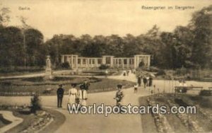 Rosengarten im Tiergarten Berlin Germany Unused 