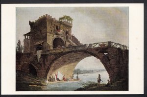 National Gallery of Art Postcard - The Old Bridge By Robert 1733 - 1808  - BR817