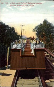 Macatawa Park Michigan MI Incline Railway Lookout Pavilion c1910 Postcard