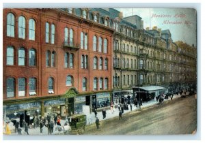 1908 Plankinton House Street View Milwaukee Wisconsin WI Posted Antique Postcard