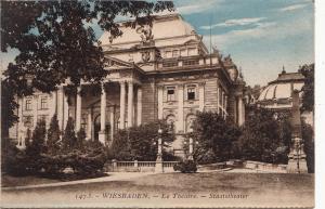 BF16703 le theatre wiesbaden staatstheater germany front/back image