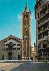 Italy Parma Cathedral Baptistery and San Giovanni Tower