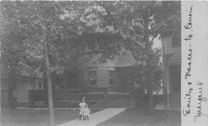 H30/ Chicago Illinois RPPC Postcard 1906 Children Home Residence