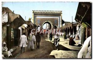 Postcard Modern Morocco Fes Gate Bou Jeloud