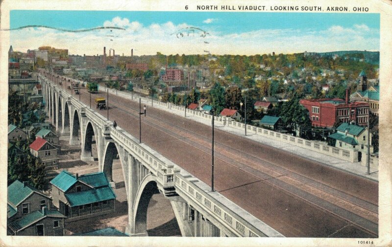 USA North Hill Viaduct Looking South Akron Ohio 04.30