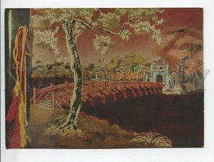 454230 USSR 1957 year Vietnam exhibition in Moscow lacquered album cover