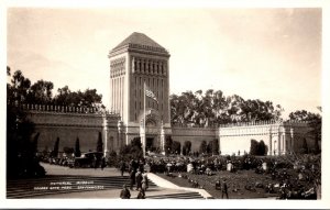 California San Francisco Golden Gate Park Memorial Museum Real Photo