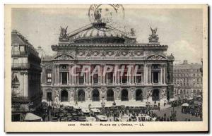 Paris - 9 - Place de l & # 39Opera Old Postcard