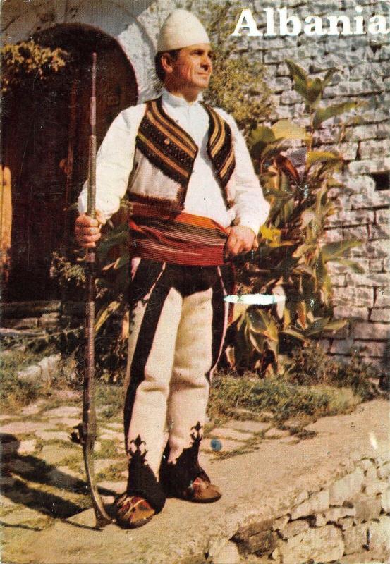 BR95229 shkodra folk costumes folklore types albania