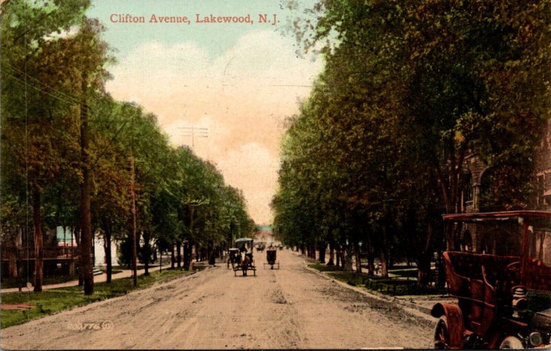 New Jersey Lakewood Clifton Avenue 1912