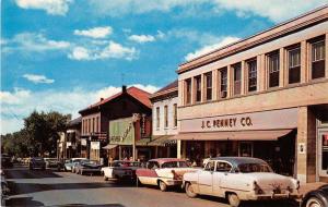 Somerset Pennsylvania West Main Street JC Penny Co Vintage Postcard J49844