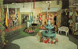 LOS ANGELES, CA California  LATIN AMERICAN TRADE MART  Flags  ROADSIDE Postcard