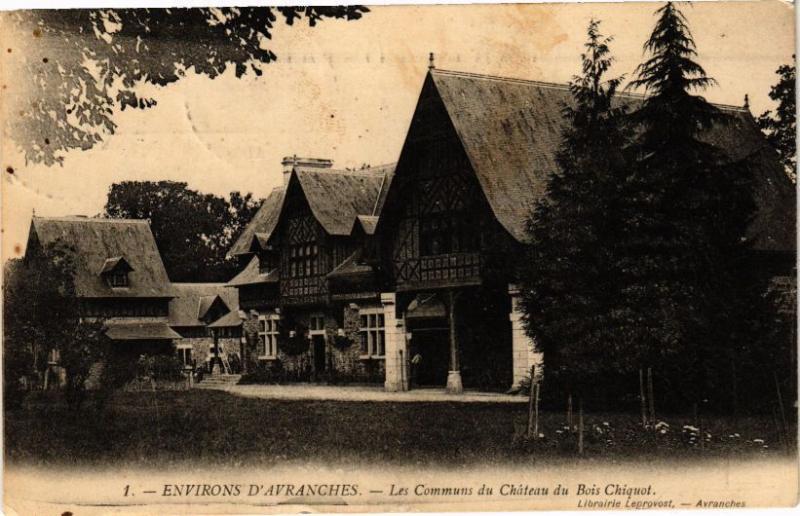 CPA AVRANCHES - les communes du Chateau du Bois Chiquot (149792)