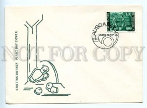 445786 Liechtenstein 1964 year FDC Anton Ender painting