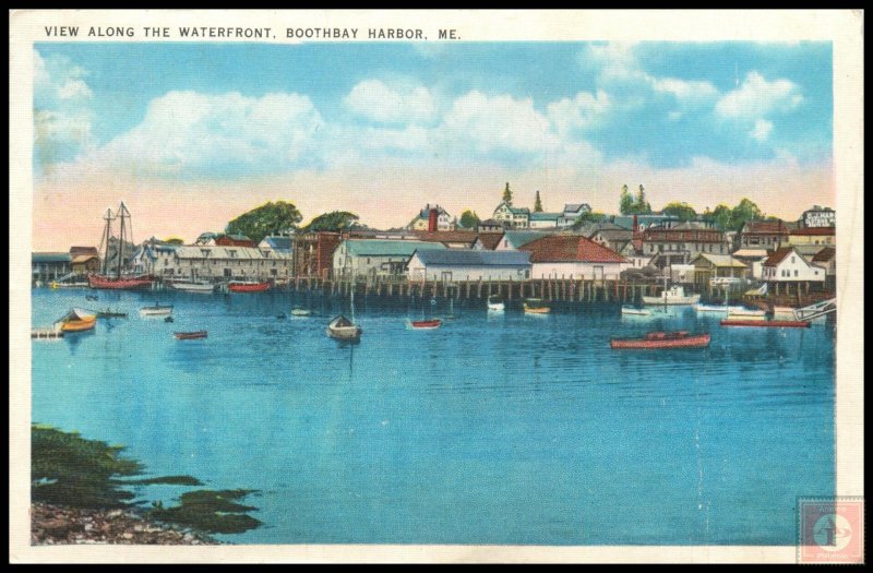 View Alont the Waterfront, Boothbay Harbor, ME
